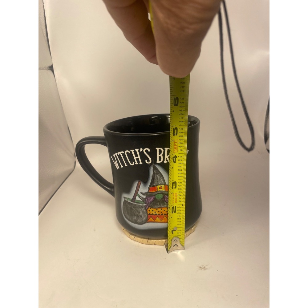 Cobwebs and Cauldrons Witches Brew Black Halloween Mug - Picture 6 of 7